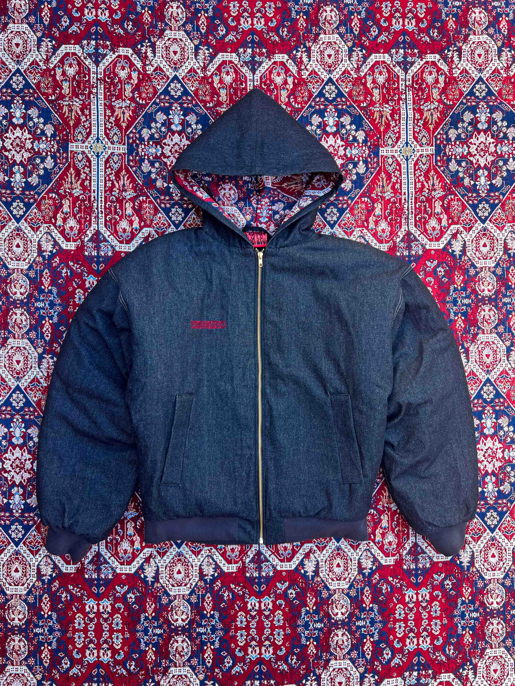 denim bomber jacket