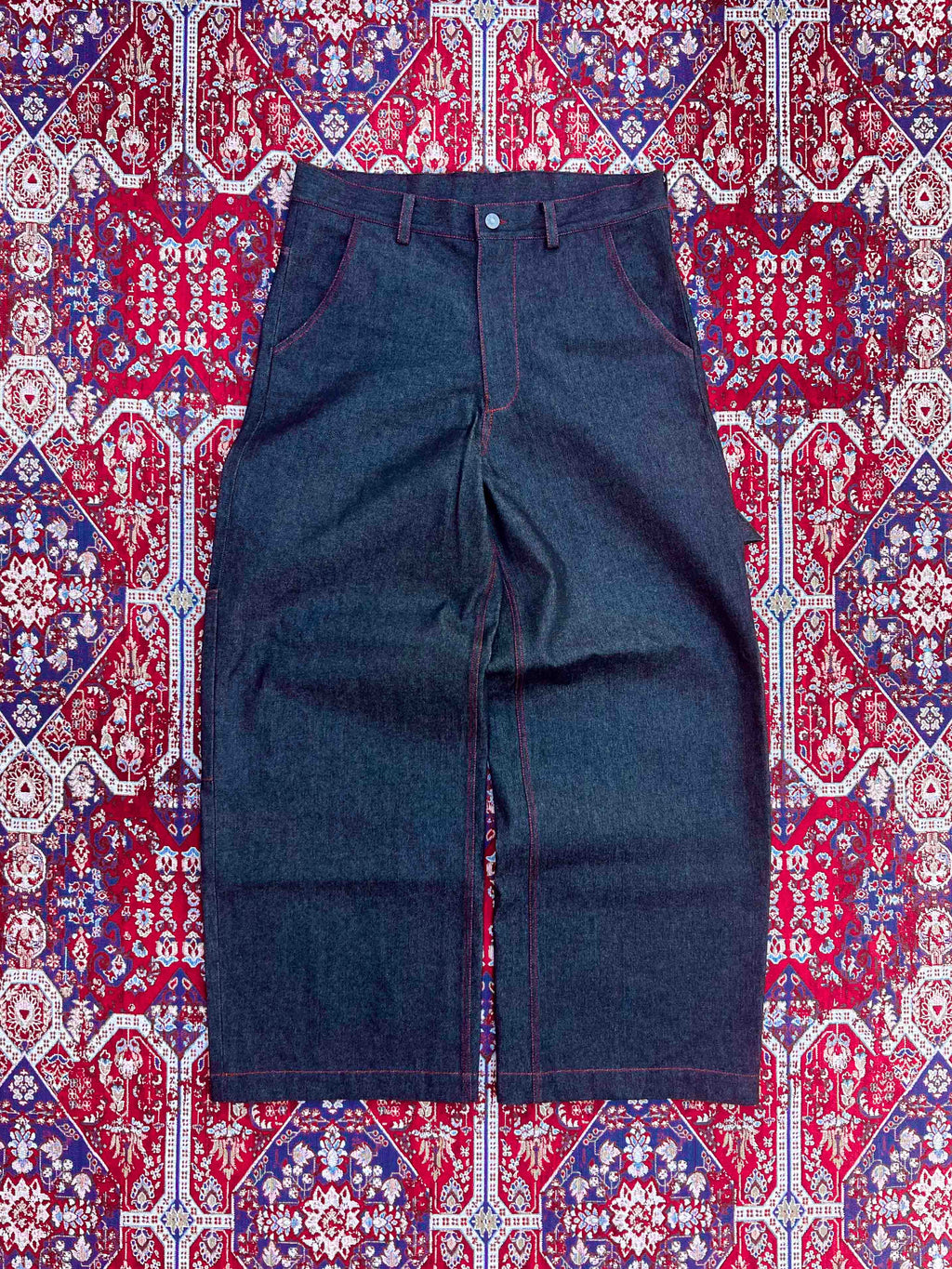 raw denim pants