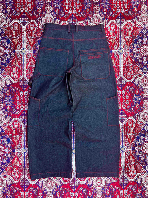 raw denim pants